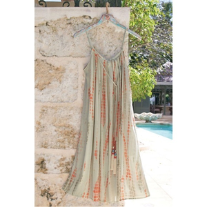 Soft Surroundings Tasseled‎ Tie Dye Dress M